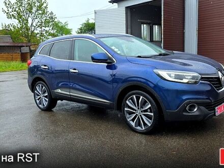 Синий Рено Kadjar, объемом двигателя 1.5 л и пробегом 135 тыс. км за 16300 $, фото 1 на Automoto.ua