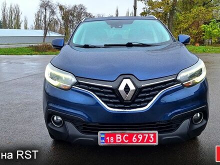 Синий Рено Kadjar, объемом двигателя 1.5 л и пробегом 188 тыс. км за 15500 $, фото 1 на Automoto.ua