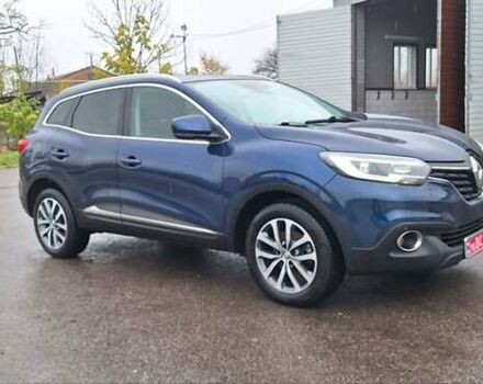 Синий Рено Kadjar, объемом двигателя 1.5 л и пробегом 188 тыс. км за 15500 $, фото 1 на Automoto.ua
