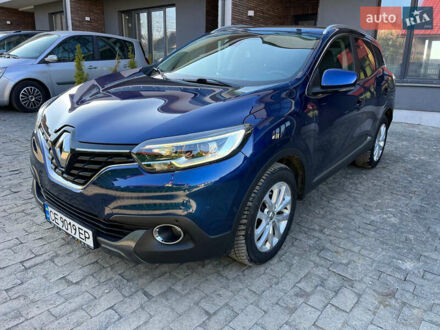 Синий Рено Kadjar, объемом двигателя 1.5 л и пробегом 184 тыс. км за 17500 $, фото 1 на Automoto.ua
