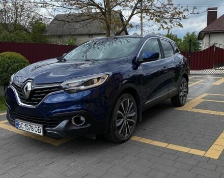 Синий Рено Kadjar, объемом двигателя 1.46 л и пробегом 215 тыс. км за 15200 $, фото 1 на Automoto.ua