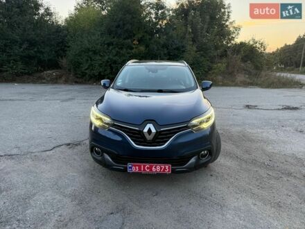 Синий Рено Kadjar, объемом двигателя 1.46 л и пробегом 207 тыс. км за 12799 $, фото 1 на Automoto.ua