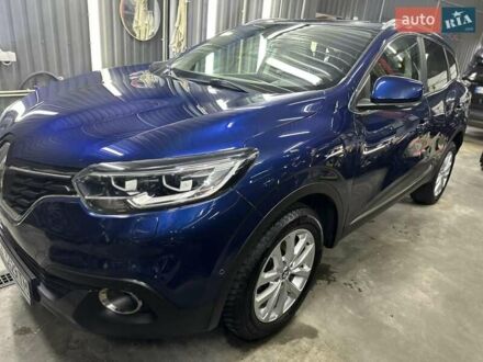 Синий Рено Kadjar, объемом двигателя 1.2 л и пробегом 132 тыс. км за 14800 $, фото 1 на Automoto.ua