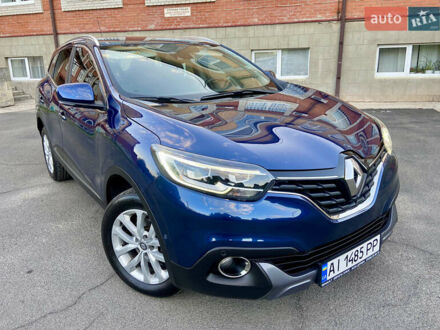 Синий Рено Kadjar, объемом двигателя 1.5 л и пробегом 216 тыс. км за 15999 $, фото 1 на Automoto.ua
