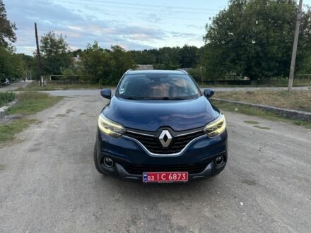 Синий Рено Kadjar, объемом двигателя 1.5 л и пробегом 207 тыс. км за 12947 $, фото 1 на Automoto.ua