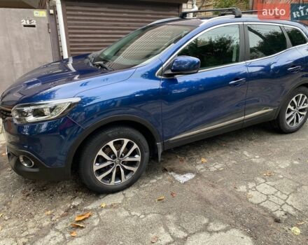 Синий Рено Kadjar, объемом двигателя 1.46 л и пробегом 171 тыс. км за 17600 $, фото 1 на Automoto.ua