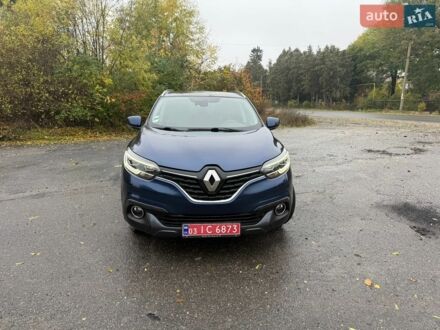Синий Рено Kadjar, объемом двигателя 1.46 л и пробегом 207 тыс. км за 12499 $, фото 1 на Automoto.ua