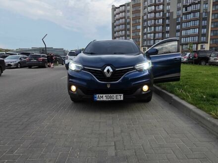 Синий Рено Kadjar, объемом двигателя 1.5 л и пробегом 260 тыс. км за 14999 $, фото 1 на Automoto.ua