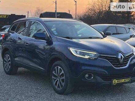 Синий Рено Kadjar, объемом двигателя 1.5 л и пробегом 197 тыс. км за 17200 $, фото 1 на Automoto.ua