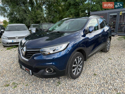 Синий Рено Kadjar, объемом двигателя 1.46 л и пробегом 202 тыс. км за 16999 $, фото 1 на Automoto.ua