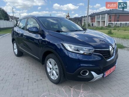 Синий Рено Kadjar, объемом двигателя 1.2 л и пробегом 38 тыс. км за 16900 $, фото 1 на Automoto.ua