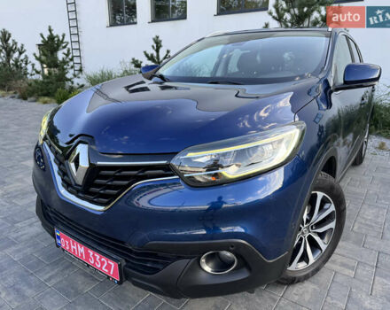 Синий Рено Kadjar, объемом двигателя 1.46 л и пробегом 184 тыс. км за 16990 $, фото 1 на Automoto.ua