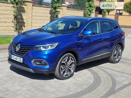 Синий Рено Kadjar, объемом двигателя 1.5 л и пробегом 186 тыс. км за 17800 $, фото 1 на Automoto.ua