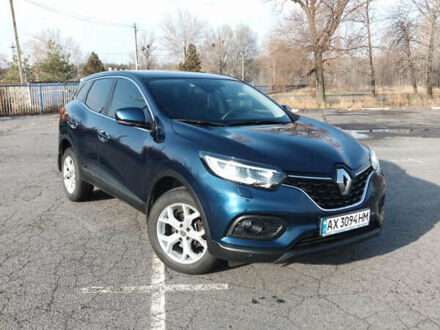 Синий Рено Kadjar, объемом двигателя 1.46 л и пробегом 21 тыс. км за 19800 $, фото 1 на Automoto.ua