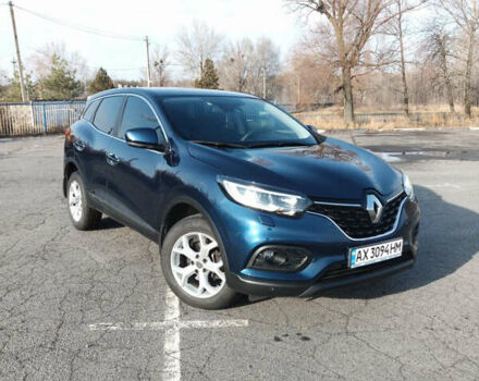 Синий Рено Kadjar, объемом двигателя 1.46 л и пробегом 21 тыс. км за 19800 $, фото 1 на Automoto.ua