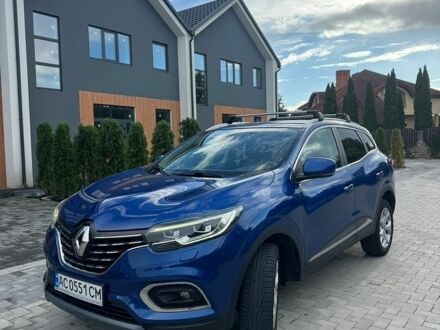 Синий Рено Kadjar, объемом двигателя 1.46 л и пробегом 101 тыс. км за 19300 $, фото 1 на Automoto.ua