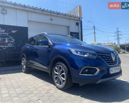 Синий Рено Kadjar, объемом двигателя 1.46 л и пробегом 75 тыс. км за 22499 $, фото 1 на Automoto.ua