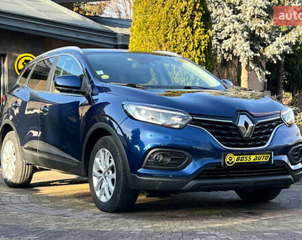Синий Рено Kadjar, объемом двигателя 1.5 л и пробегом 135 тыс. км за 19200 $, фото 1 на Automoto.ua