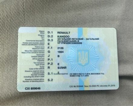 Белый Рено Кенгу Экспресс, объемом двигателя 0 л и пробегом 98 тыс. км за 5200 $, фото 4 на Automoto.ua