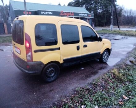 Желтый Рено Кенгу Экспресс, объемом двигателя 1.9 л и пробегом 200 тыс. км за 2200 $, фото 4 на Automoto.ua