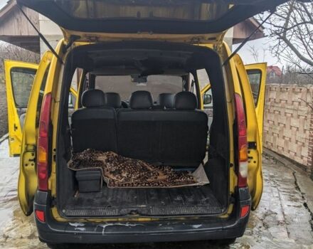 Желтый Рено Кенгу Экспресс, объемом двигателя 1.5 л и пробегом 400 тыс. км за 2000 $, фото 7 на Automoto.ua