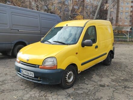 Желтый Рено Кенгу Экспресс, объемом двигателя 1.9 л и пробегом 177 тыс. км за 2100 $, фото 1 на Automoto.ua
