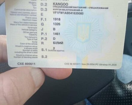 Білий Рено Кєнгу, об'ємом двигуна 1.46 л та пробігом 298 тис. км за 4900 $, фото 18 на Automoto.ua