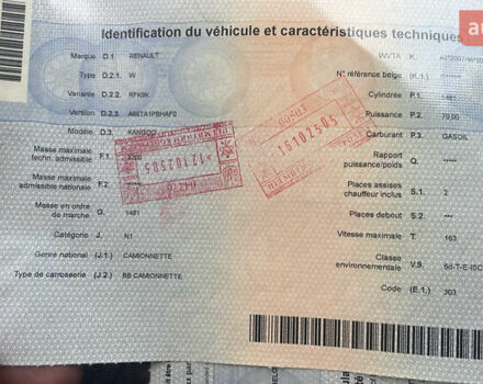Белый Рено Кенгу, объемом двигателя 1.5 л и пробегом 89 тыс. км за 11000 $, фото 15 на Automoto.ua