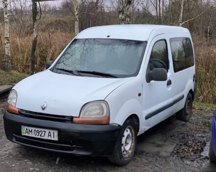 Белый Рено Кенгу, объемом двигателя 1.9 л и пробегом 250 тыс. км за 1000 $, фото 2 на Automoto.ua