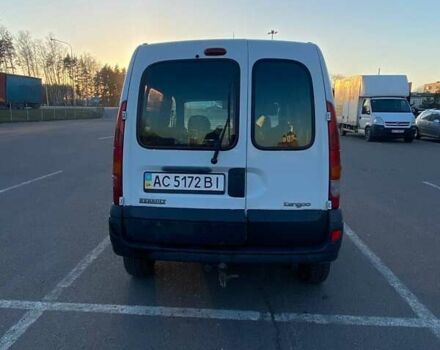 Белый Рено Кенгу, объемом двигателя 1.4 л и пробегом 258 тыс. км за 3100 $, фото 5 на Automoto.ua