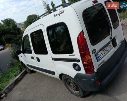 Белый Рено Кенгу, объемом двигателя 1.46 л и пробегом 380 тыс. км за 3500 $, фото 2 на Automoto.ua