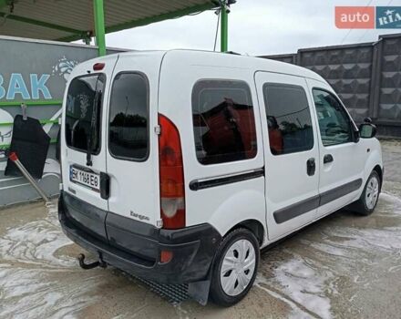 Белый Рено Кенгу, объемом двигателя 1.46 л и пробегом 245 тыс. км за 3700 $, фото 4 на Automoto.ua