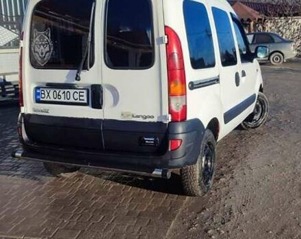 Белый Рено Кенгу, объемом двигателя 1.5 л и пробегом 193 тыс. км за 3500 $, фото 2 на Automoto.ua