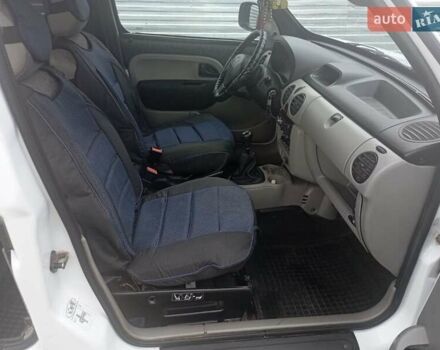 Белый Рено Кенгу, объемом двигателя 1.46 л и пробегом 245 тыс. км за 3700 $, фото 10 на Automoto.ua