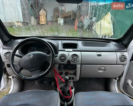 Белый Рено Кенгу, объемом двигателя 1.5 л и пробегом 350 тыс. км за 4200 $, фото 15 на Automoto.ua