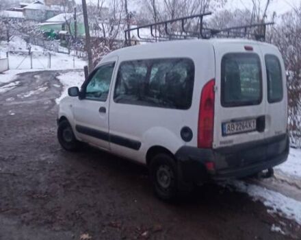 Белый Рено Кенгу, объемом двигателя 1.46 л и пробегом 420 тыс. км за 3700 $, фото 2 на Automoto.ua