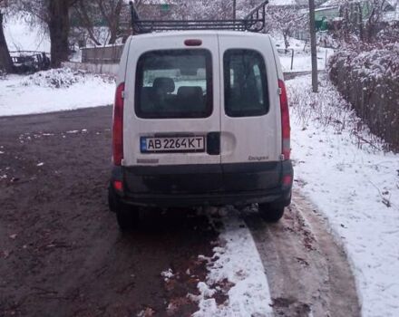Белый Рено Кенгу, объемом двигателя 1.46 л и пробегом 420 тыс. км за 3700 $, фото 3 на Automoto.ua