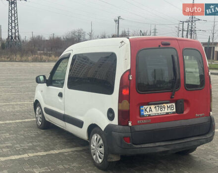Белый Рено Кенгу, объемом двигателя 1.46 л и пробегом 330 тыс. км за 2300 $, фото 3 на Automoto.ua