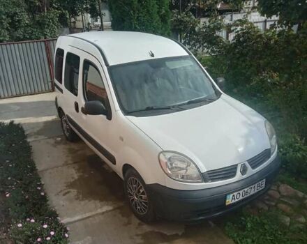 Белый Рено Кенгу, объемом двигателя 1.46 л и пробегом 195 тыс. км за 3900 $, фото 7 на Automoto.ua