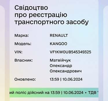 Белый Рено Кенгу, объемом двигателя 1.6 л и пробегом 228 тыс. км за 6700 $, фото 23 на Automoto.ua