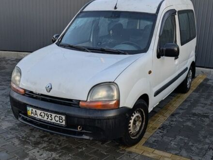 Белый Рено Кенгу, объемом двигателя 1.9 л и пробегом 290 тыс. км за 1499 $, фото 1 на Automoto.ua