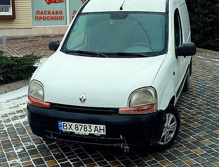 Белый Рено Кенгу, объемом двигателя 1.9 л и пробегом 297 тыс. км за 2000 $, фото 1 на Automoto.ua