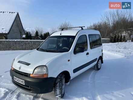 Белый Рено Кенгу, объемом двигателя 1.9 л и пробегом 278 тыс. км за 2850 $, фото 1 на Automoto.ua