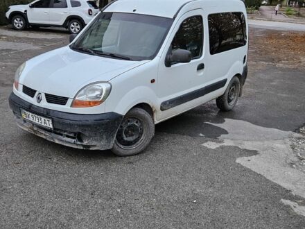 Рено Кенгу 2003 в Каменце-Подольском на Automoto.ua Белый Рено Кенгу, объемом двигателя 1.5 л и пробегом 300 тыс. км за 1600 $, фото 1 на Automoto.ua