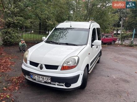Белый Рено Кенгу, объемом двигателя 1.46 л и пробегом 270 тыс. км за 3200 $, фото 1 на Automoto.ua