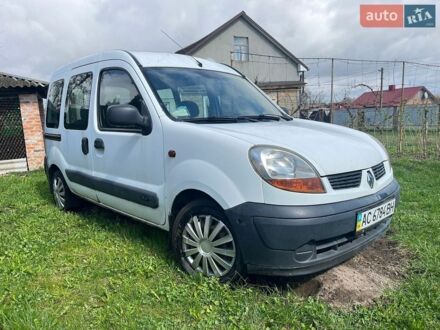 Белый Рено Кенгу, объемом двигателя 1.15 л и пробегом 219 тыс. км за 3800 $, фото 1 на Automoto.ua