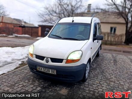 Белый Рено Кенгу, объемом двигателя 1.5 л и пробегом 240 тыс. км за 2100 $, фото 1 на Automoto.ua