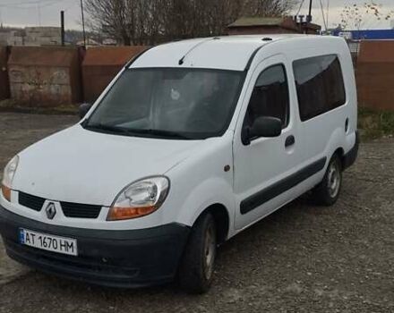 Белый Рено Кенгу, объемом двигателя 1.46 л и пробегом 185 тыс. км за 4000 $, фото 1 на Automoto.ua