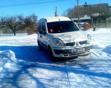 Белый Рено Кенгу, объемом двигателя 1.5 л и пробегом 1230 тыс. км за 3500 $, фото 1 на Automoto.ua
