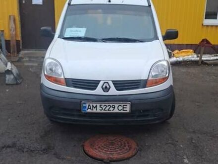 Белый Рено Кенгу, объемом двигателя 1.5 л и пробегом 217 тыс. км за 4000 $, фото 1 на Automoto.ua